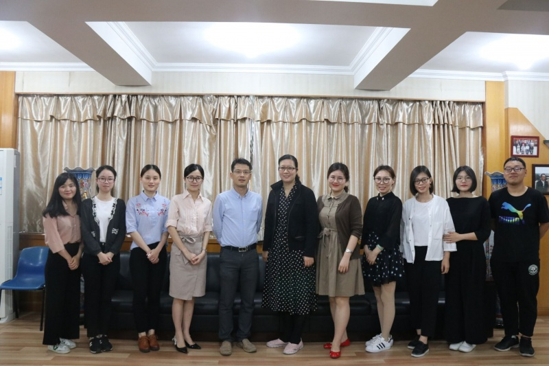 华南理工大学外国语学院一行来访我院2